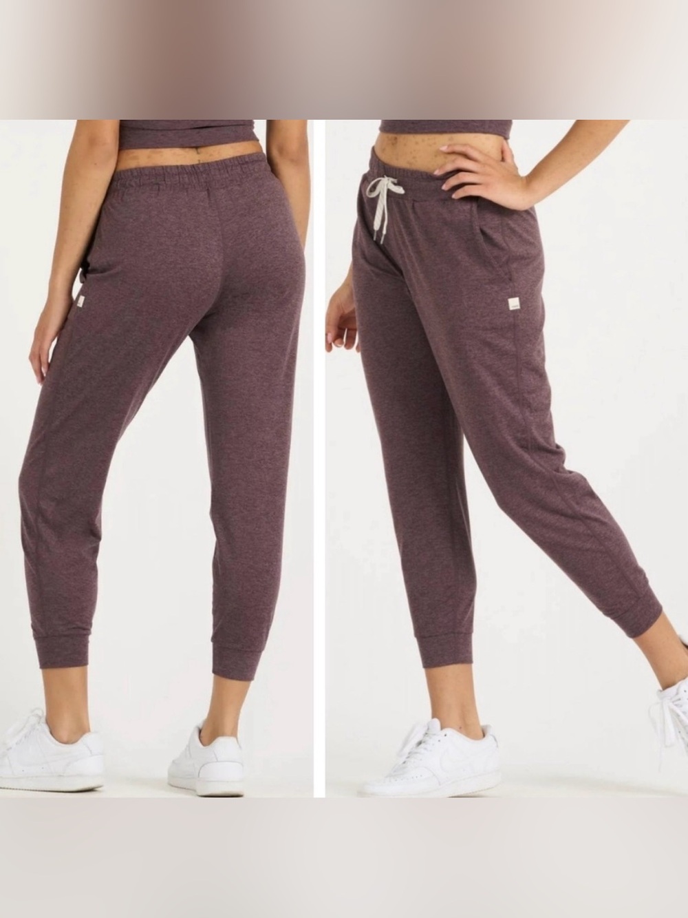 Vuori Performance Joggers in Plum Heather size Large